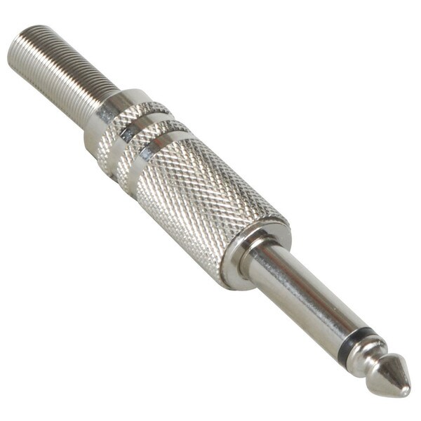 Main product image for 1/4" Mono Phone Plug Metal 090-302